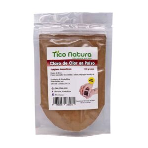 clavo de olor polvo bolsa doy pack tico natura 50 grs