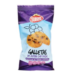 galleta avena pasas cosecha dorada 50 grs