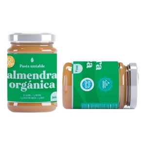 mantequilla de almendra orgÁnica vegana y libre de gluten 265 grs
