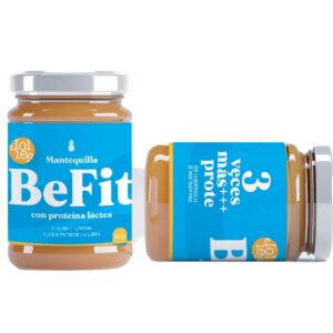 mantequilla de manÍ be fit con proteÍna (suero de leche) sin azÚcar 330 grs