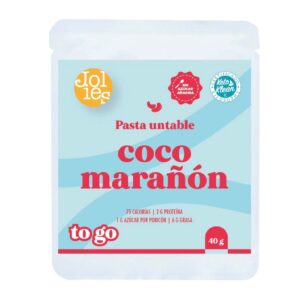 mantequilla de coco maraÑÓn to go vegana y libre de gluten 40 grs