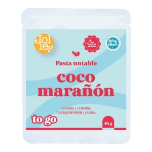 mantequilla de coco maraÑÓn to go vegana y libre de gluten 40 grs