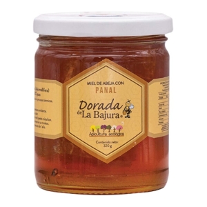 miel de abejas con panal la bajura 320 grs