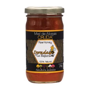 miel de abejas cruda la bajura 270 gramos