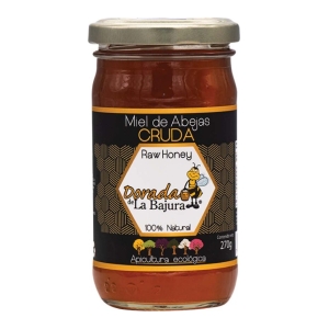 miel de abejas cruda la bajura 270 gramos