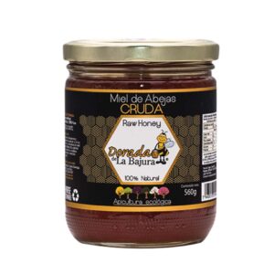 miel de abejas cruda la bajura 560 grs
