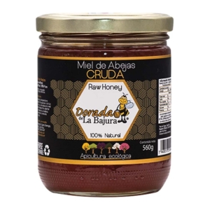 miel de abejas cruda la bajura 560 grs