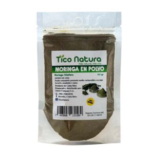 moringa en polvo bolsa doy pack tico natura 50 grs