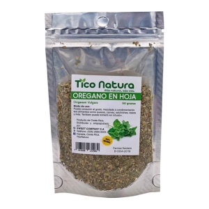 orÉgano hoja quebrada bolsa doy pack tico natura 50 grs