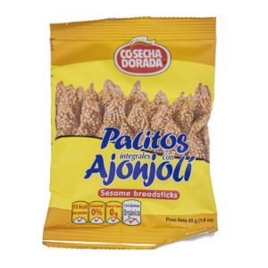 palitos de ajonjoli cosecha dorada 45 grs