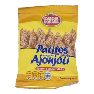 palitos de ajonjoli cosecha dorada 45 grs