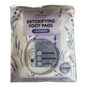 parches desintoxicantes para pies de lavanda cÉlavi x 5 pares