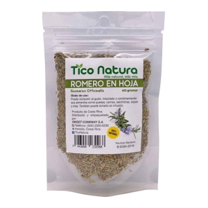 romero hoja quebrada bolsa doy pack tico natura 40 grs