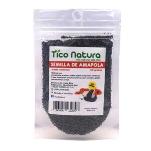 semilla de amapola bolsa doy pack tico natura 50 grs