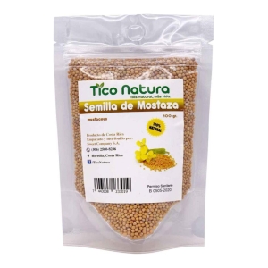 semilla de mostaza bolsa doy pack tico natura 100 grs