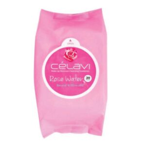 toallitas desmaquillantes agua de rosas cÉlavi x 30 paÑitos