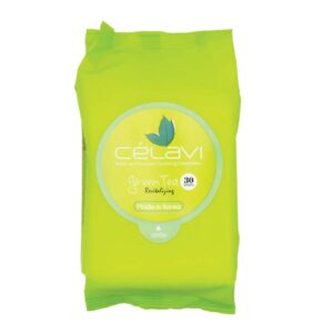 toallitas desmaquillantes tÉ verde cÉlavi x 30 paÑitos