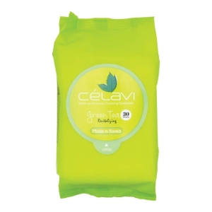 toallitas desmaquillantes tÉ verde cÉlavi x 30 paÑitos
