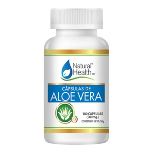 aloe vera natural health x 100 capsulas